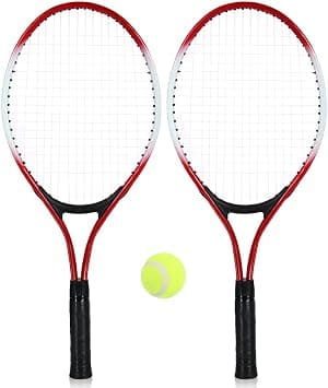 NANZU 2Pcs Kids Tennis Racket String Tennis Racquets with 1 Tennis Ball and Cover Bag - Amazon.ae Price Tracker