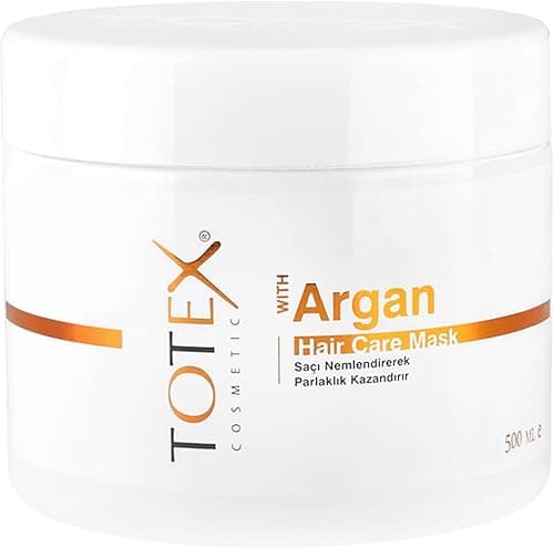 Totex ARGAN Hair Care Mask 500 ml Argan Hair Mask Hair Treatment Argan Mask for Damaged Thin Dry Damaged Hair on Amazon.ae - Price Tracker