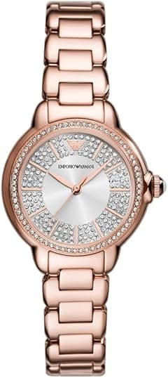 Emporio Armani Watch for Women, Three Hand Quartz Movement and 32mm Case Size with Stainless Steel, Leather or Silicone Strap - Amazon.ae Price Tracker