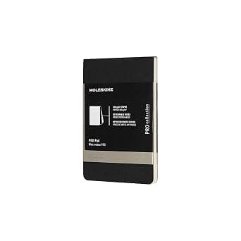 Moleskine PRO Pad, Soft Cover, Pocket (3.5" x 5.5") Ruled/Lined, Black, 96 Pages - متتبع أسعار Amazon.sa
