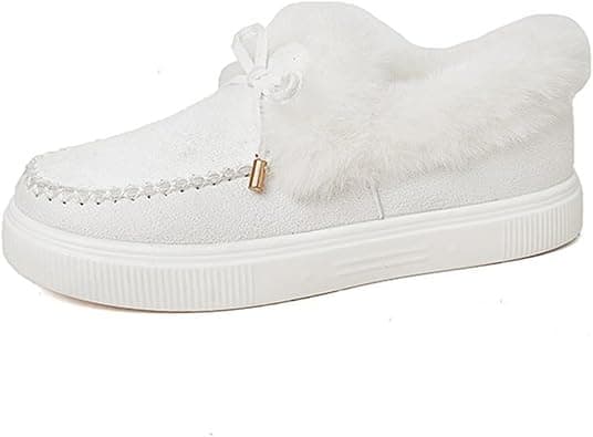 Ladmiple Winter Boots For Women 2023 Snow Warm Ankle Booties Slip On Outdoor Fur Lined Comfortable Fashion Walking Shoes على Amazon.ae - متتبع الأسعار