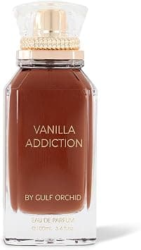 Gulf Orchid Vanilla Addiction Eau De Parfum – Long Lasting Sweet Vanilla Perfume for Women & Men with Coconut, Jasmine & Musk – Luxury Gourmand Fragrance 100ml على Amazon.ae - متتبع الأسعار