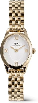 Daniel Wellington Ophelia Watch 20 Steinless Steel with PVD Plated Gold, gold, 20, Bracelet - Best Deal Finder