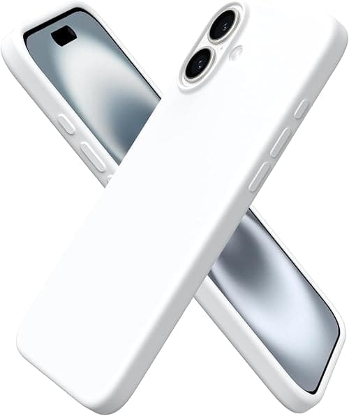 Case Compatible with iPhone 16, Liquid Soft Silicone iPhone 16 Cover with Microfiber Lining Shockproof Protective Gel Phone Case for iPhone 16 6.1 inch (White, iPhone 16) على Amazon.ae - متتبع الأسعار