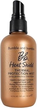 Bumble and bumble. Heat Shield Thermal Protection Hair Mist | Anti Frizz, Damage Repair, Heat Protection, Color Safe | Curly, Wavy, Straight, 4.2 Fl Oz on Amazon.ae - Price Tracker