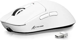 ATTACK SHARK X3 49g Ultralight Mouse, PixArt PAW3395 Gaming Sensor, BT/2.4G Wireless/Wired Gaming Mouse, 26000 DPI, 200 Hours Battery, Office Mice for Win11/Xbox/PS/Mac (White) - Best Deal Finder
