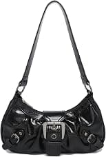 Women's Y2K Purse Shoulder Bag Top Handle Handbag Small Punk Hobo Clutch Purses Bags Trendy - Best Deal Finder