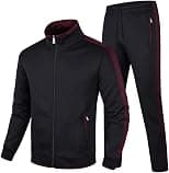 Men's Casual Tracksuit Long Sleeve Sweatsuit Athletic Set Full Zip Running Jogging Sports Jacket and Pants - Best Deal Finder
