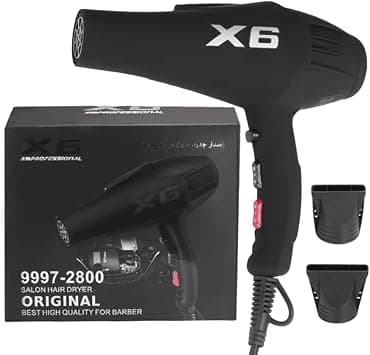 ENZO Professional EN-X6 Salon High-Power Hair Blow Dryer – Professional Hair Dryer with Ionic Technology, 3 Heat Settings, Intl Version on Amazon.ae - Price Tracker