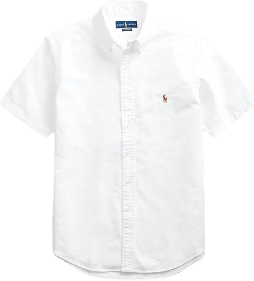 POLO RALPH LAUREN Men's Classic Fit Short Sleeve Oxford Shirt on Amazon.ae - Price Tracker