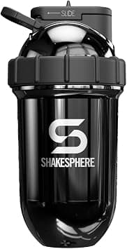 SHAKESPHERE Steel Protein Shaker Bottle - Insulated, BPA-Free, 24oz - Leak-Proof, Easy to Clean, No Mixer Ball Needed - Keeps Drinks Hot & Cold - Ideal for Shakes & Smoothies (Mirrored Black) على Amazon.ae - متتبع الأسعار