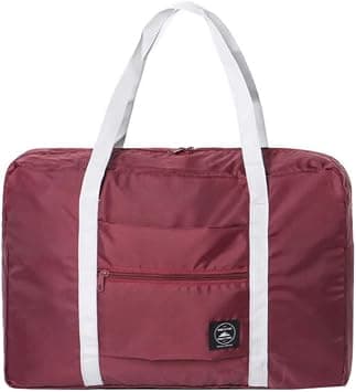 Portable Travel Bag Foldable Luggage Hand Travel Bag Foldable Travel Duffel Bag (Red) on Amazon - Best Deal Finder