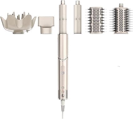 Shark Flexstyle Air Styling & Drying System, Powerful Hair Blow Dryer & Multi-Styler With Auto-Wrap Curlers, Curl-Defining, Oval Brush, & Concentrator Attachment, Stone, HD441SLME, 5 Years Warranty on Amazon.ae - Price Tracker