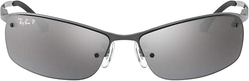 Ray-Ban Men's 0RB3183 Polarized Rectangular Metal Sunglasses (pack of 1) on Amazon.ae - Price Tracker