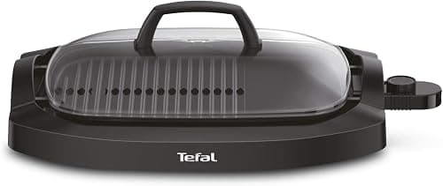 TEFAL Grill | Plancha Electric Smokeless Grill with Lid | Black | Non-stick |2 Year Warranty | CB6A0827 on Amazon.ae - Price Tracker