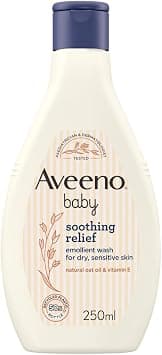 Aveeno baby soothing relief emollient wash, 250ml - Best Deal Finder