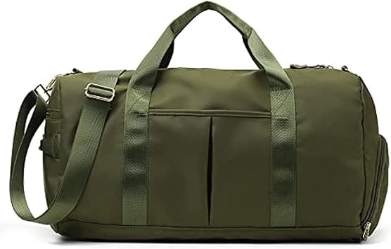 MahMir Men and Women Sports Gym Bag with Shoes Compartment, (Green) on Amazon.ae - Price Tracker