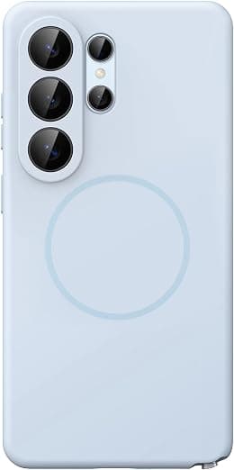 JETech Magnetic Silicone Case for Samsung Galaxy S26 Ultra, Compatible with MagSafe, Silky Soft Touch, Shock Absorbing Phone Cover with Camera Lens Protection (Omphalodes) - Best Deal Finder