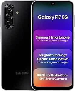 Samsung Galaxy F17 5G Neo Black (6GB RAM, 128GB Storage) Android Smartphone | 6x OS Upgrades | Large Display | 50MP OIS Camera | Gorilla Glass Victus | IP54 Dust & Water Resistant | Indian Version on Amazon.ae - Price Tracker