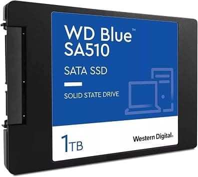 WD Blue SA510 1TB Internal SSD 2.5" SATA 6Gb/s, TLC NAND, Up to 560MB/s Read, 520MB/s Write على Amazon.ae - متتبع الأسعار