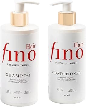 fino Hair Premium Set - Natural Shampoo + Conditioner for Healthy, Shiny Hair - Moisturising, Repairing, Silicone-Free & Paraben-Free on Amazon.ae - Price Tracker