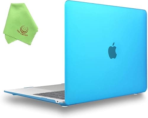 UESWILL Case for MacBook Air 13 inch M1 2018-2021, Aqua Blue على Amazon.ae - متتبع الأسعار