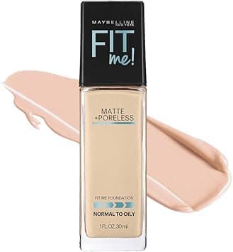 Maybelline New York Fit Me Matte Poreless Liquid Foundation with Pump (115 Ivory,30ml) on Amazon.ae - Price Tracker