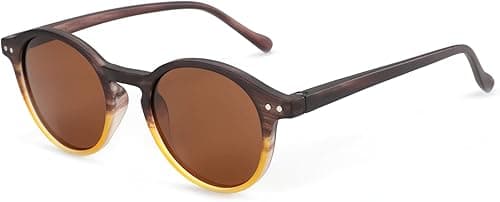 ZENOTTIC Polarized Sunglasses Retro Classic Round Retro Sunglasses UV400 Frame Men Women on Amazon.ae - Price Tracker