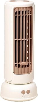 Oscillating Tower Fans - Bedroom Floor Fan - Powerful Portable 3-Speed Settings Ventilator for Home Office Nursery Dorm Living Room Kitchen Outdoor Car Basement on Amazon.ae - Price Tracker