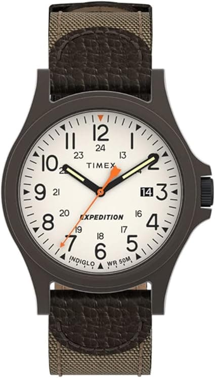 Timex Expedition Acadia Men's 40mm Leather Strap Watch TW4B23700 on Amazon.ae - Price Tracker