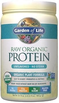 Garden of Life Raw Organic Protein Unflavored 560 grams - Best Deal Finder