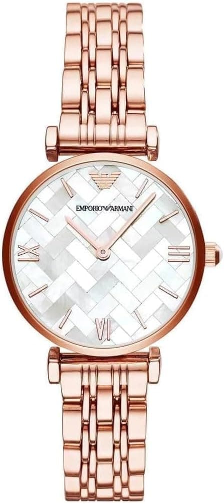 Emporio Armani Women's Analogue Quartz Watch with Stainless Steel Strap AR11110 on Amazon.ae - Price Tracker