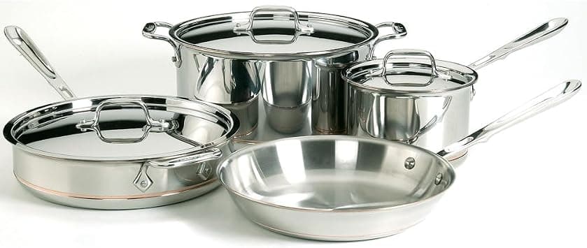 All-Clad Copper Core Cookware Set 7pc 7-Piece 8400000007 on Amazon.ae - Price Tracker