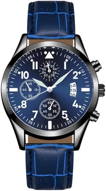 Quartz Watches Quartz Wristwatch Men's Watches Classic Calendar Mens Business Steel Watch Popular Saati on Amazon.sa - Price Tracker