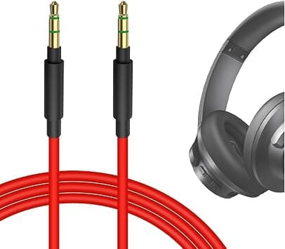 Geekria Audio Cable Compatible with Anker Soundcore Space One Pro, Q45, Life Q35, Q30, Q20, COWIN E7 PRO, SE7, SE8, E9 Headphones, 3.5mm AUX Replacement Stereo Cord (4ft / 1.2m) on Amazon.ae - Price Tracker