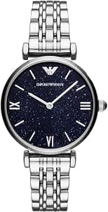 Emporio Armani Women's Two Hand, Silver Stainless Steel Watch, AR11091 - Best Deal Finder