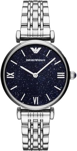 Emporio Armani Women's Two Hand, Silver Stainless Steel Watch, AR11091 - Best Deal Finder