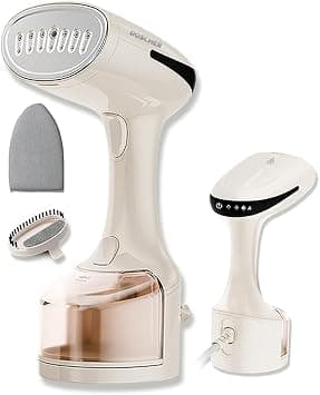 DOSCHER 1600 Watts Handheld Garment Steamer – Portable Steam Iron for Clothes with 3 Steam Levels & 25s Fast Heat-up, Wrinkle Remover على Amazon.ae - متتبع الأسعار