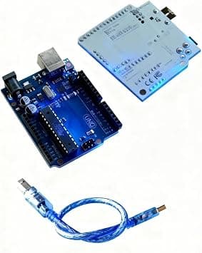 UNO R3 Original Controller Board | ATmega328P + 16U2 Chipset | Compatible with Arduino IDE | Robotics and Sensor Control | STEM Automation Learning Kit | USB Cable Included على Amazon.ae - متتبع الأسعار