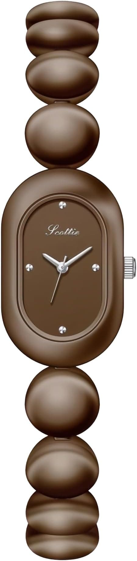 Gosasa Vintage Dainty Women’s Quartz Bracelet Watch – Luxury Minimalist Oval Gold Dial Slim Elegant Dress Ladies Diamond Wristwatch Waterproof on Amazon.ae - Price Tracker