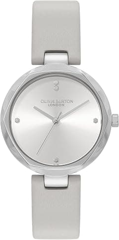 Olivia Burton Womens Dimension Quartz Basic, White, One Size - Amazon.ae Price Tracker