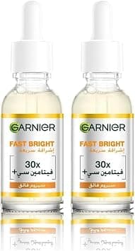 Garnier Fast Bright SkinActive Vitamin C + Niacinamide Anti-Dark Spot 30x Booster Serum 30ML (Pack of 2) on Amazon.ae - Price Tracker