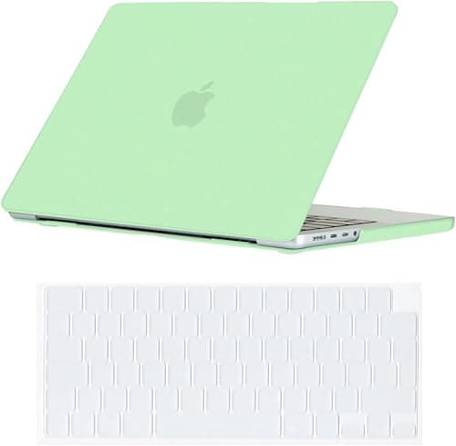 Se7enline Compatible with Best MacBook Pro Case 16 inch 2021 2022 M4 M3 M2 M1 A2485 A2779 A2991 A3403 Matte Laptop Protective Hard Shell Case with Keyboard Cover Skin(UAE Layout),Melon Green على Amazon.ae - متتبع الأسعار