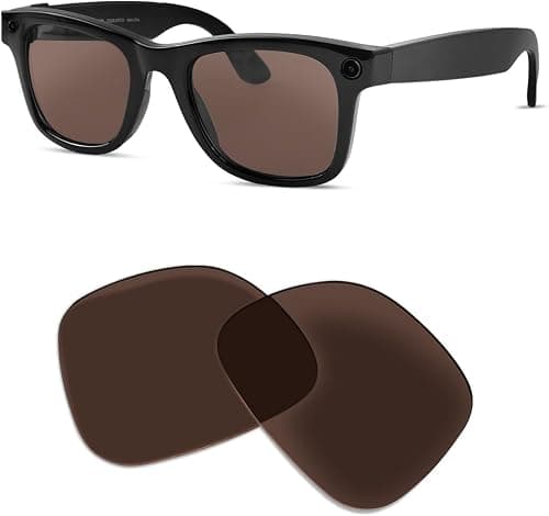 Replacement Polarized Lenses for Ray-Ban Meta Wayfarer RW4006 & Gen 2 RW4012 Regular (50-22) على Amazon.ae - متتبع الأسعار