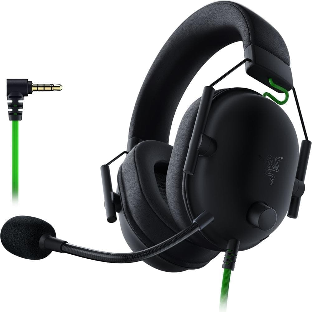 Razer BlackShark V2 X Gaming Headset: 7.1 Surround Sound, 50mm Drivers, Memory Foam Cushion, for PC, PS4, PS5, Switch, Xbox One, Xbox Series X|S, Mobile, 3.5mm Audio Jack, Classic Black on Amazon.ae - Price Tracker