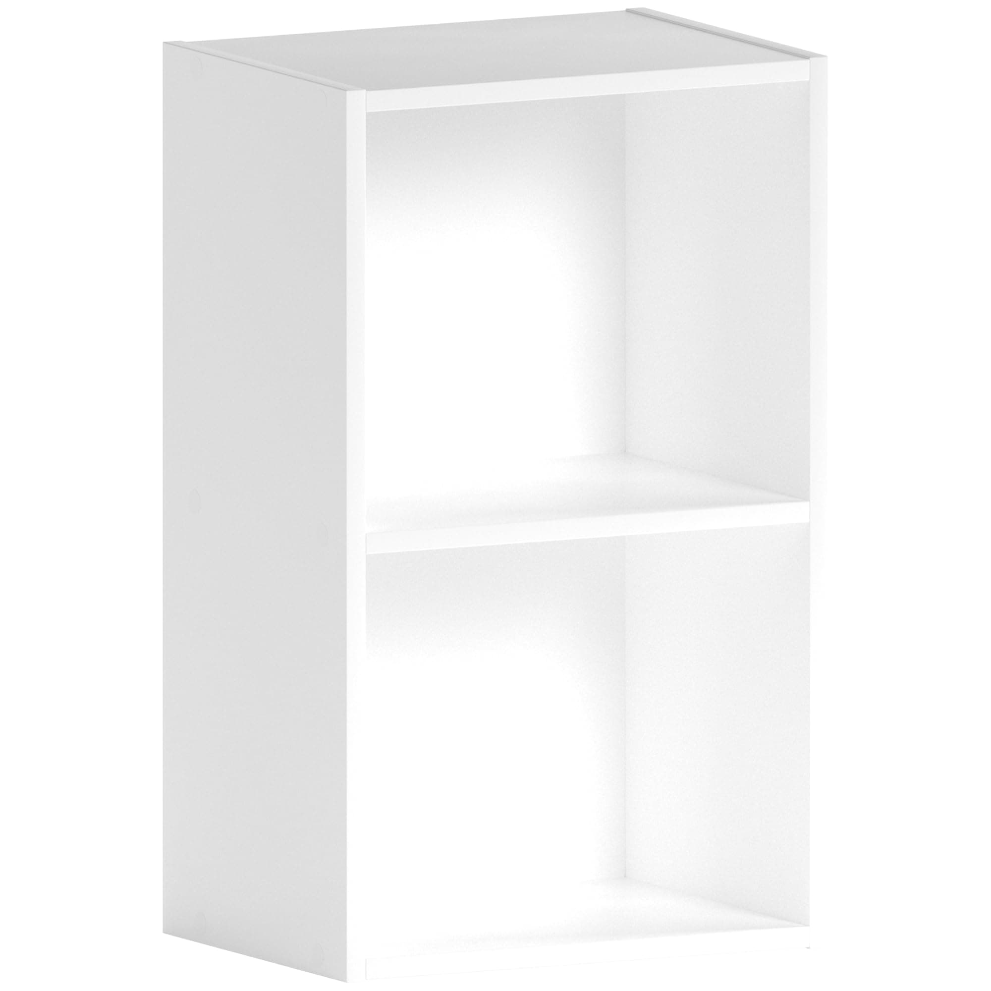 Vida Designs Oxford 2 Tier Cube Bookcase, White Wooden Shelving Display Storage Unit Office Living Room Furniture on Amazon.ae - Price Tracker
