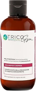 Tricogym Women's Anti-Hair Loss and Thinning Shampoo - Hair Loss Shampoo with Melatogymine, 95% natural ingredients, Vegan formula, No parabens sls/sles free - 100% Recyclable pack, 200ml on Amazon.ae - Price Tracker