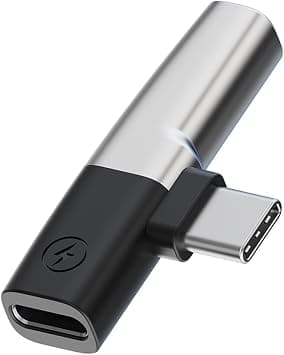 USB C to 3.5mm Headphone and Charger Adapter, 2 in 1 Type-C to 3.5mm Audio Hi-Res, with PD Fast Charge, USB C to Aux with Charging Dongle, for iPhone/Galaxy على Amazon.ae - متتبع الأسعار
