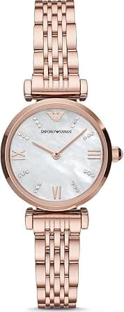 Emporio Armani Women's T-bar Two Hand, Stainless Steel Watch, 28mm case size on Amazon.ae - Price Tracker