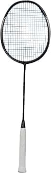 Exergy 101 Strung Badminton Racket for Beginners and Intermediate Players - 82g, 28 lbs Tension, Pre-Strung with Full Cover, Black, Graphite - Best Deal Finder
